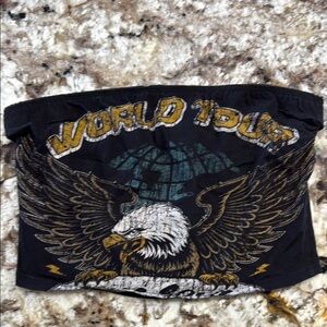 Black Eagle Graphic Tube Top